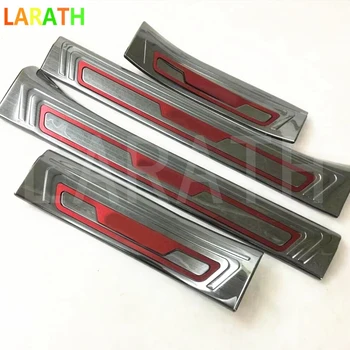 

For Mazda CX-3 CX3 2015 2016 2017 2018 Stainless Steel Interior Rear Boot Trunk Fender Plate Trim Car Accessories 4pcs