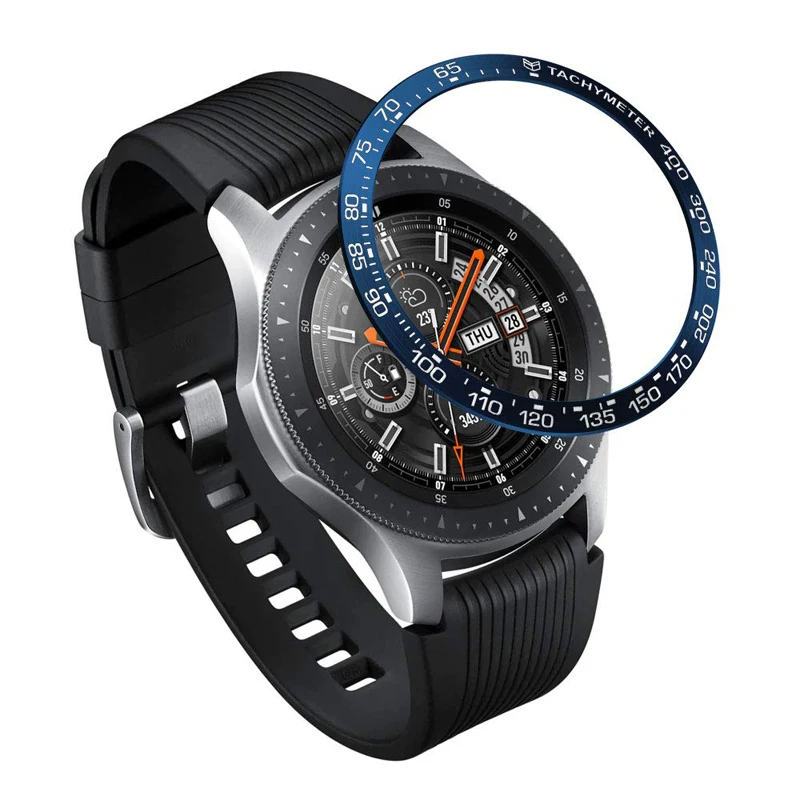 Аксессуары для часов samsung Galaxy watch 46 мм 42 мм gear S3 Frontier/классический ободок кольцо клеющаяся крышка Анти чехол