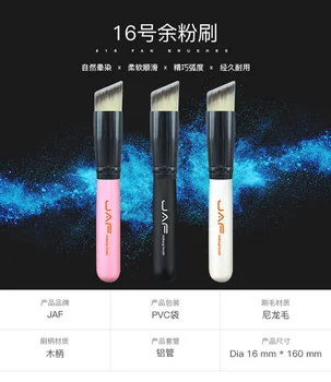 

by DHL 100pcs JAF Angled Multifunction Face Makeup Brush Liquid Foundation Contour Powder Make Up Slant Synthetic Vegan tool