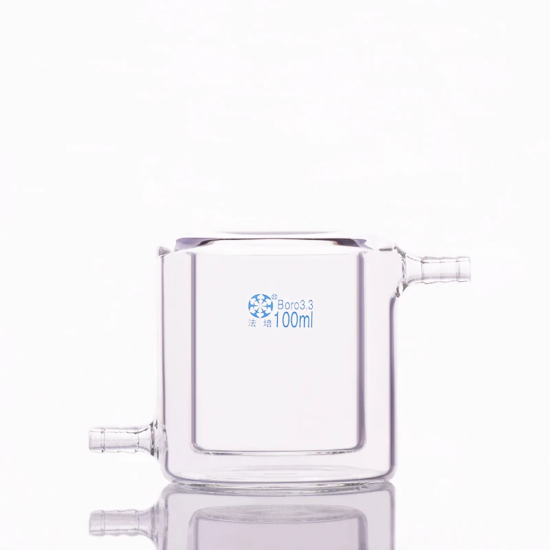 Двухпалубный стакан, емкость 100 мл, двухслойная холодная ловушка, бутылка для фотокаталитической реакции