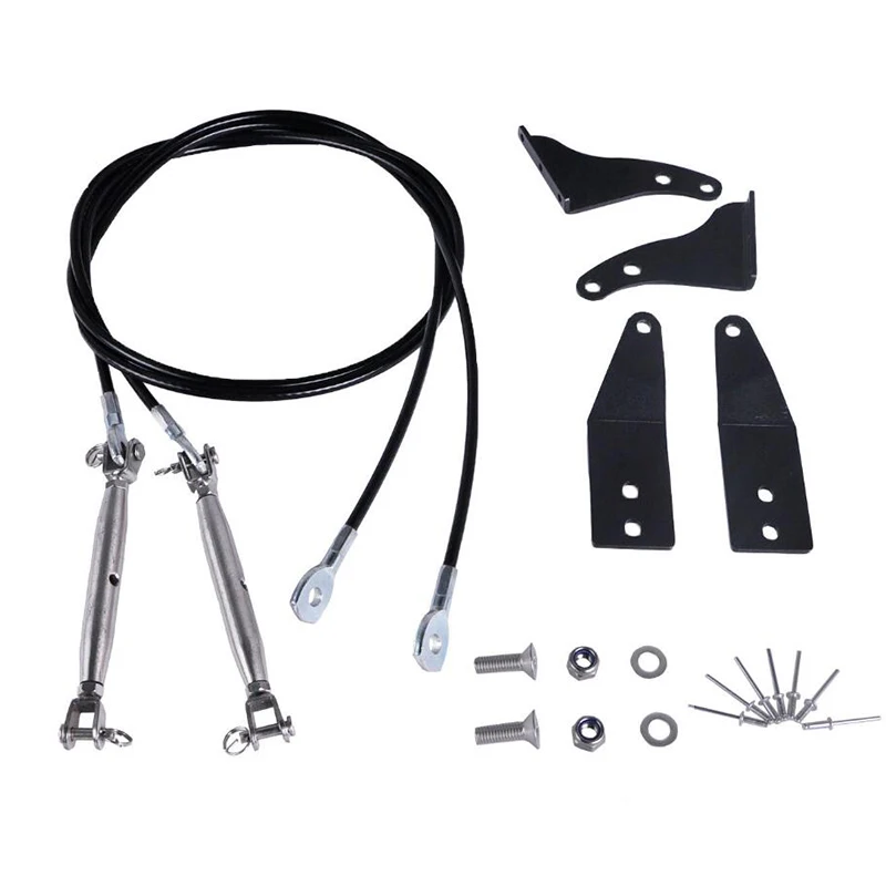 Для Jeep Wrangler JK 2007- Limb Riser Kit устранение препятствий Защитная веревка отклоняющаяся низкая висячая ветка щетка