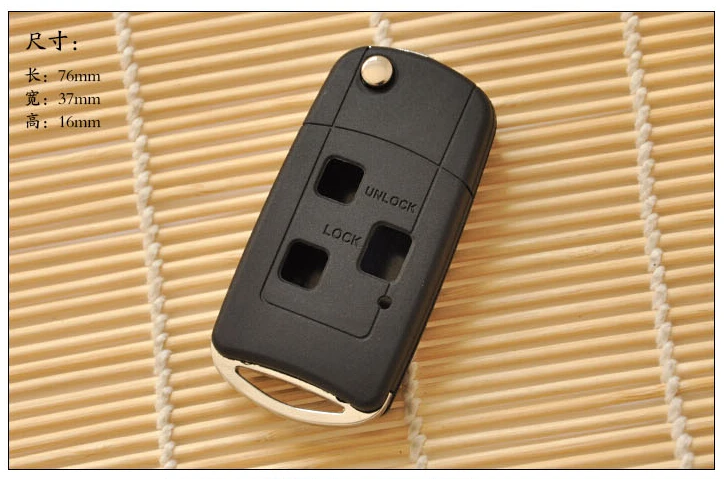 Toyota kami Prado Modified key sehll 3 button (13)