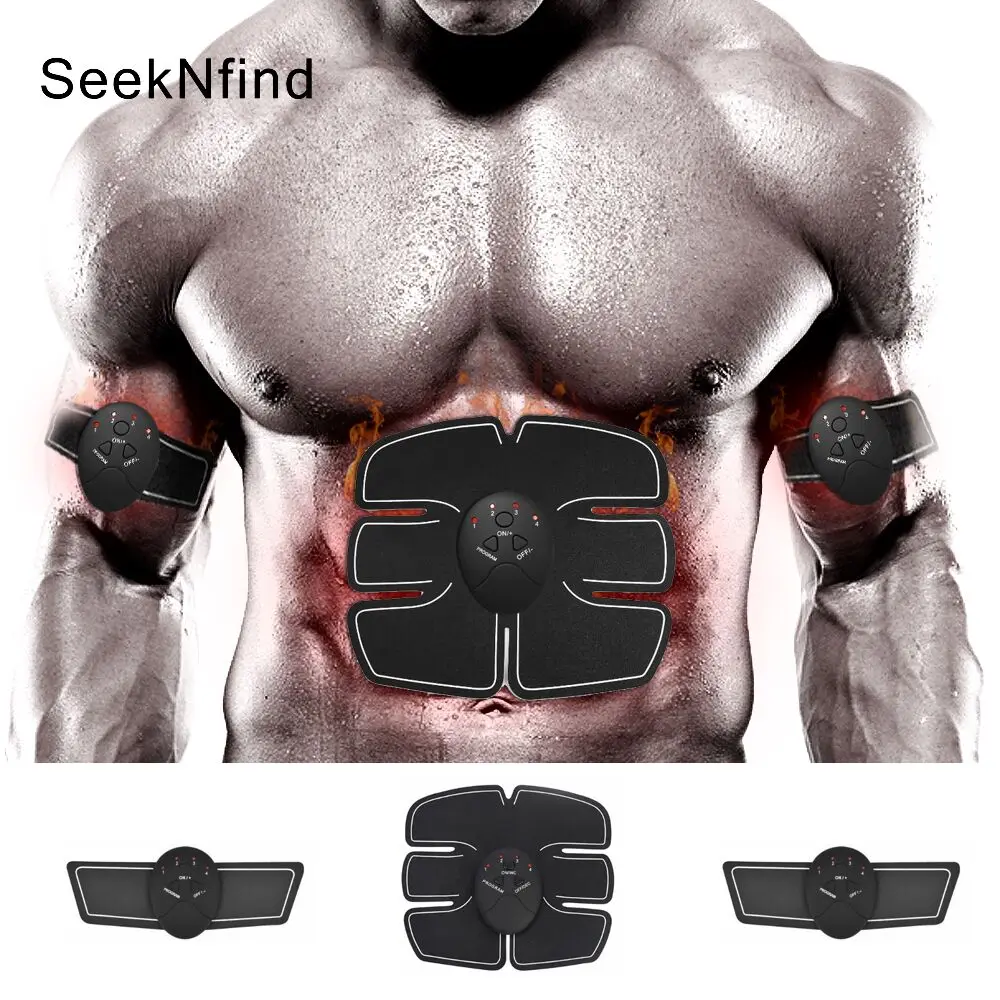 

Abdominal Muscle Trainer Electronic Muscle Exerciser Machine Fitness Toner Belly Leg Arm Exercise Toning Gear Workout Equipment