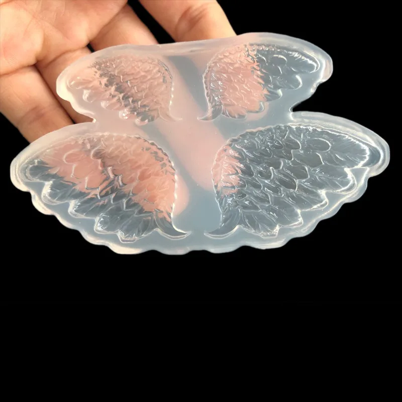 Mirror DIY Crystal Liquid Silicone Mold Designer DIY Clay Craft Wings