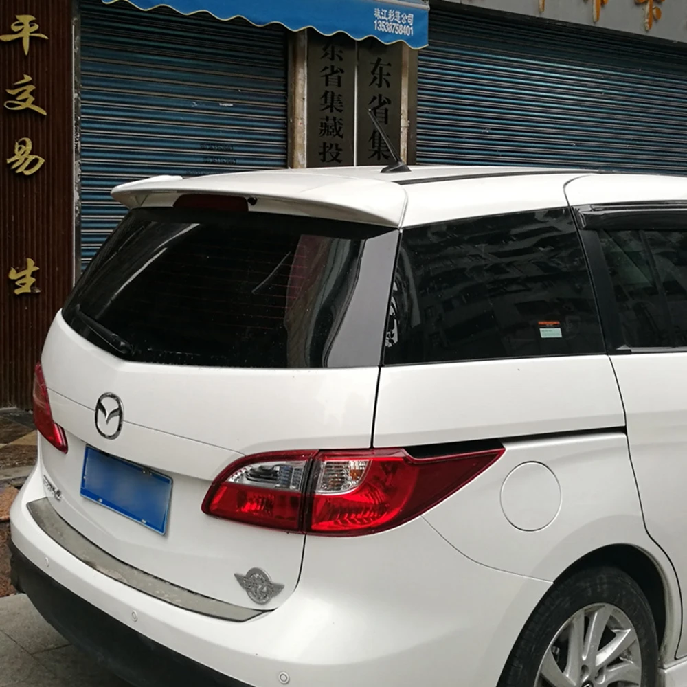 SHCHCG For Mazda 5 Spoiler 2005 2010 ABS Plastic Unpainted Color Rear