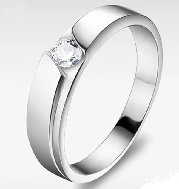 LMNZB Брендовое Трендовое парное кольцо, 925 пробы, серебро, CZ, циркон, обручальные кольца для женщин и мужчин, кольца для любви, опт LRD09 - Цвет основного камня: Men Ring