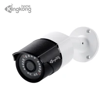 Kingkonghome كاميرا IP 1080P POE كاميرا IP معدنية ONVIF كاميرا الأمن في الهواء الطلق للرؤية الليلية CCTV مقاوم للماء في الهواء الطلق رصاصة كام