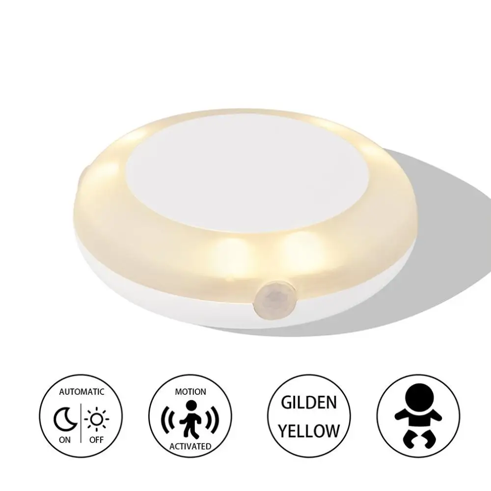 

New Human Body Induction Bed Bottom Atmosphere Lamp Dry Battery Model Induction Night Light Bed Lamp Wardrobe Light