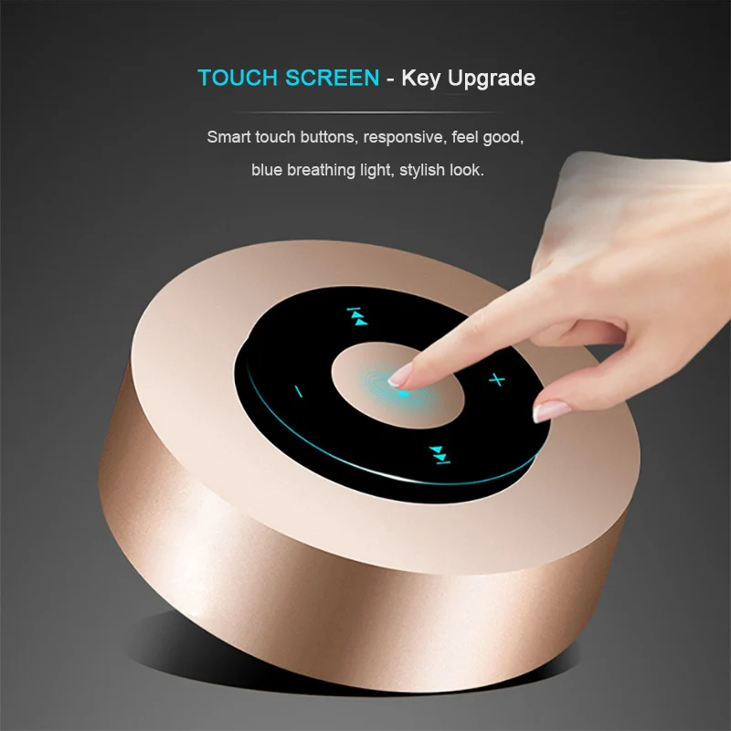TOPROAD беспроводной enceinte Блютуз динамик колонки Handsfree с микрофоном TF сабвуфер 3D