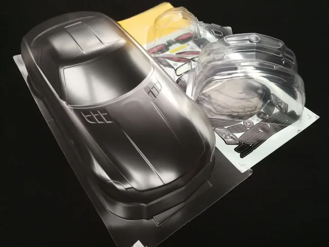 Details about / 1//10 Lexan Clear RC Car Body Shell for Mercedes-Benz 190E
