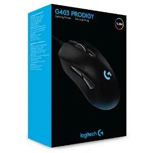 Игровая мышь logitech G403 Prodigy с высокопроизводительным игровым сенсором