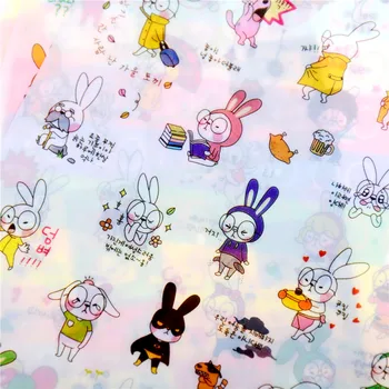 

Rabbit Book Sticker For Diary Scrapbook Calendar Notebook Laptop Sticker Label Mobile Phone Decor Baby Girl Toys 6 Sheets/set