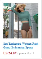 Купальник с длинным рукавом для женщин Rashguards купальный костюм рубашки бикини Rashguard одежда для плавания Rashguard костюмы для серфинга Badpak женский