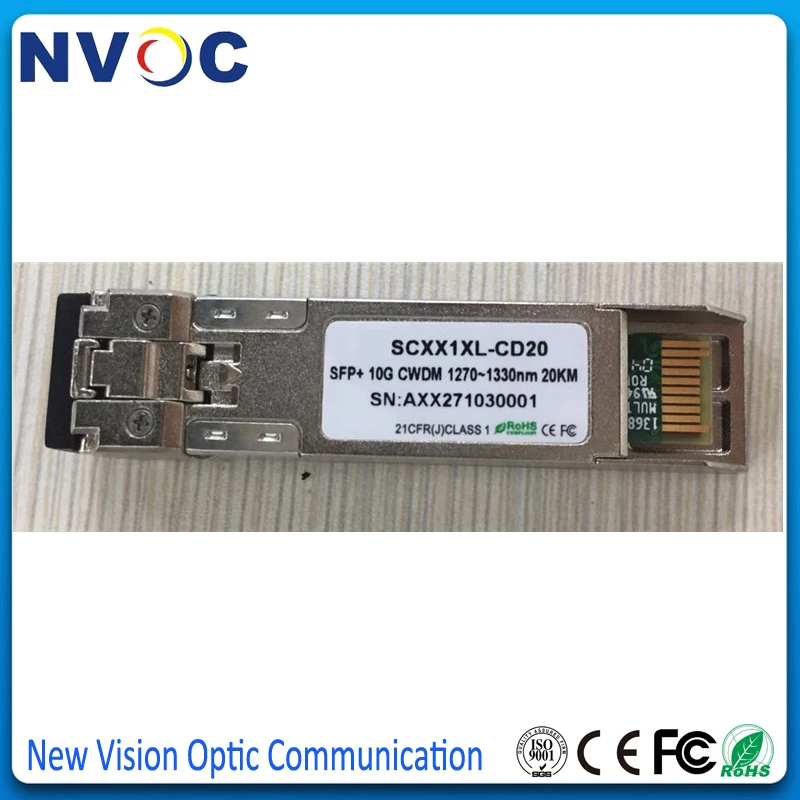 SFP+ 10G CWDM 1270-1330nm, LC, 16dB DFB модуль, 10G CWDM-SFP-LR DDM двойной LC CWDM SFP+ трансивер с функцией DDM/DOM