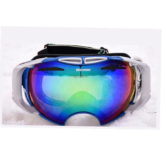 New snow goggles double lens changeable for day and night anti fog Skiing glasses Climbing