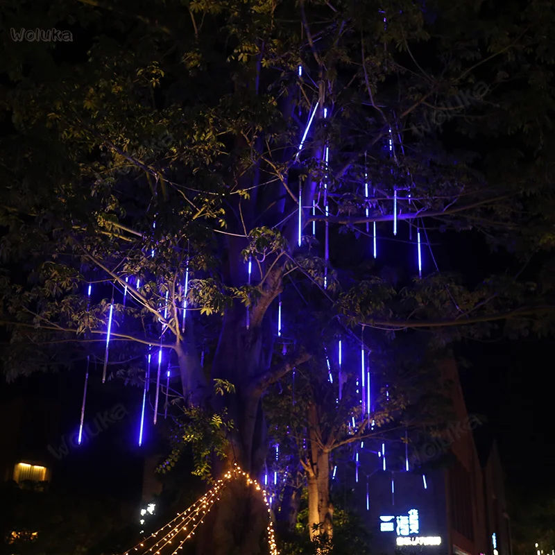 50cm Meteor shower led lamp outdoor waterproof starry lantern meteor holiday Christmas tree CD50 W02 | Лампы и освещение