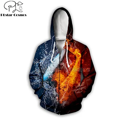 PLstar Cosmos спортивные толстовки с 3D принтом для хоккея/Толстовка/куртка/Мужская и женская галактика унисекс уличная одежда-8 - Цвет: zip hoodies