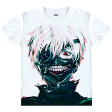 Tokyo Ghoul T shirt kawaii Japanese Anime tshirt Handmade Manga Shirt Cute Cartoon Ken Kaneki Cosplay
