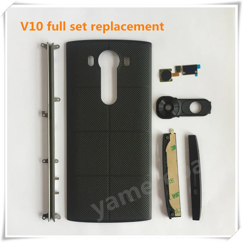 Yamerepair OEM новый задняя крышка для LG V10 Объективы фотоаппаратов Топ Нижняя F600