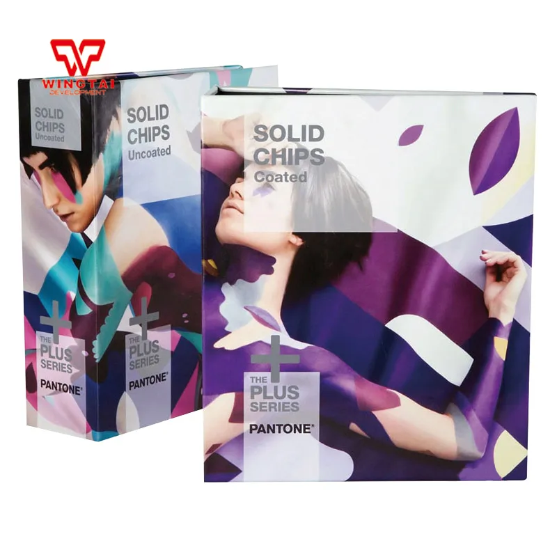 

2 Books USA original PANTONE GP1606N C/U paint colour chart/color swatches