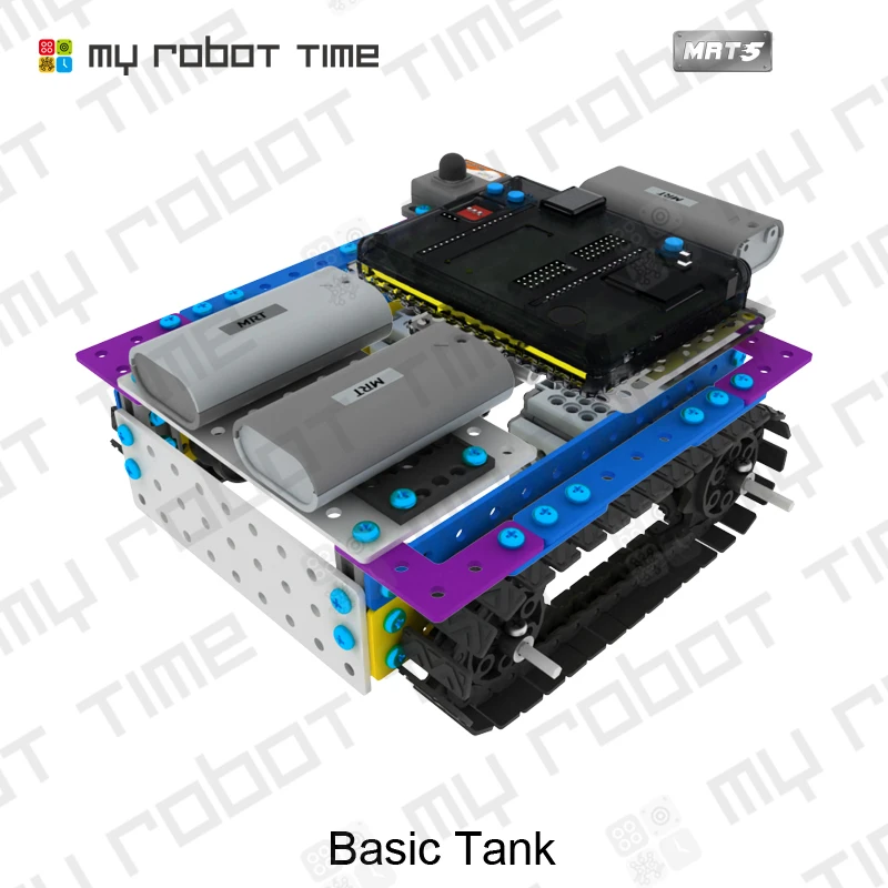 

My Robot Time MRT5-1 Aluminum Block Different with Lego Robotics DIY Programmable Robot in Model Builder STEM Educational Kit