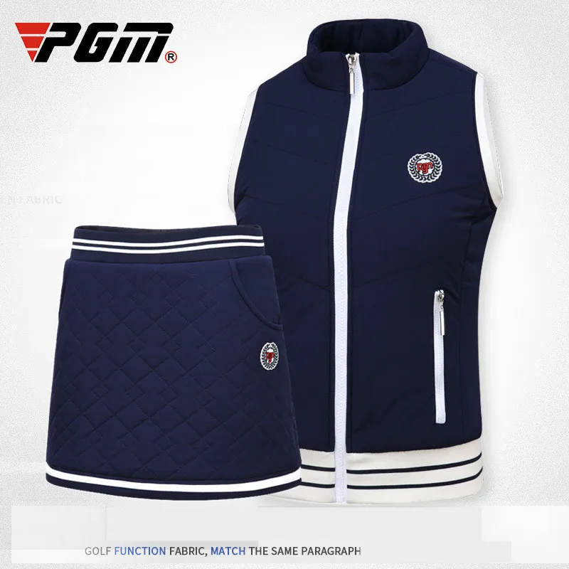 PGM зимняя одежда осенний теплый жилет толстые бархатные куртки для гольфа для женщин открытый жилет Ветровки размер s-xl