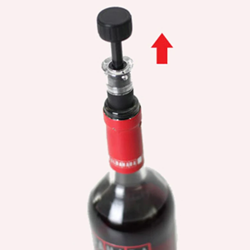 1 Pcs Wine Bottle Stopper Pump Wine Preserver Air Pump Stopper Vacuum