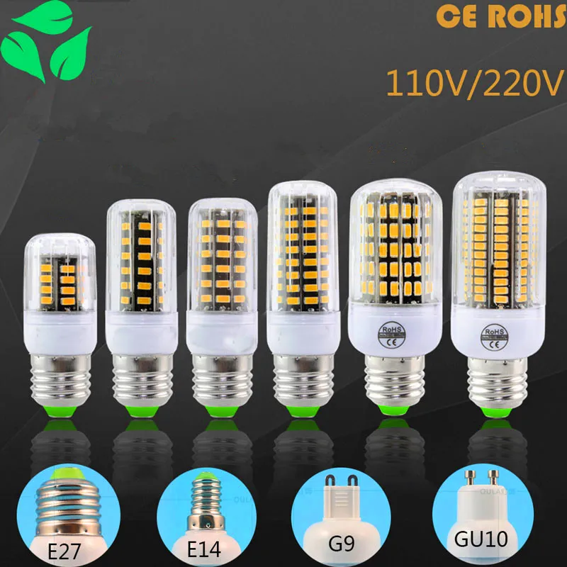 Светодиодная лампа Cree, 5 Вт, 7 Вт, 9 Вт, 12 Вт, SMD4014, E27/E14, угол обзора 360 градусов, 2019|bulb 5w|corn bulblamp bulb | АлиЭкспресс