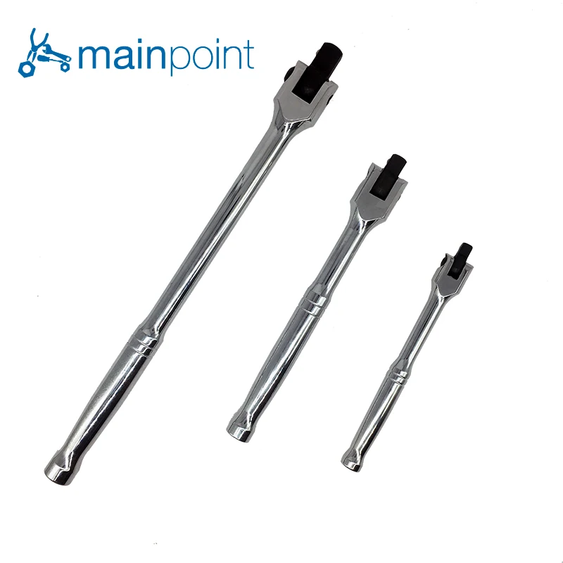 

MainPoint 1/2" 3/8" 1/4" F Type Rod Universal Socket Wrench Breaker Bar CR-V Afterburner Active Head Strong Force Lever Steering
