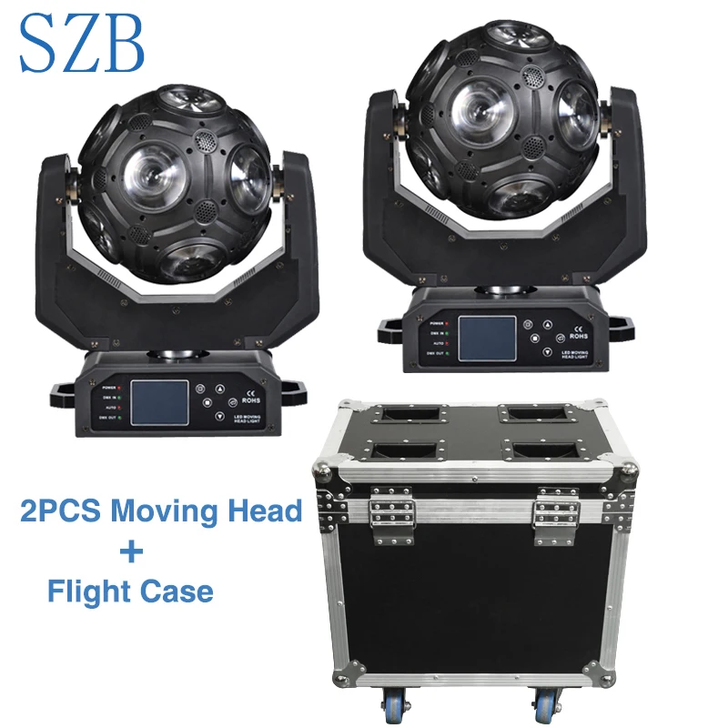 SZB CosmoPix 2 шт. Футбол 12x20 Вт RGBW 4в1 с 2в1 кейс упаковка большое шоу эффект ночной клуб