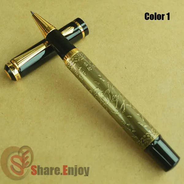 Ручка шариковая BAOER 507 медная восемь лошадей|roller ball pen|ball penbest pen |
