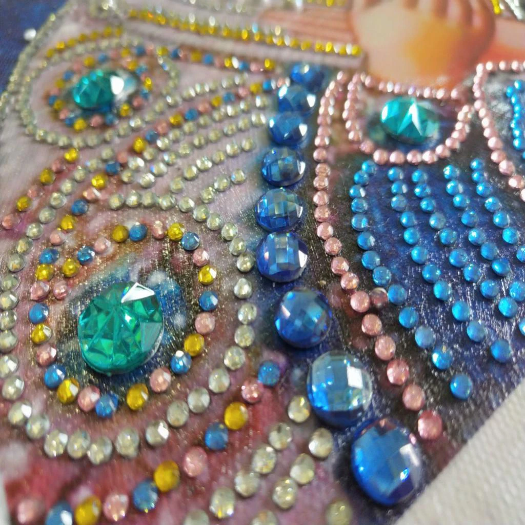 DIY Special Shaped 5D Religion Diamond Painting by Number Kit Partial Drill Rhinestone Embroidery Arts Craft 