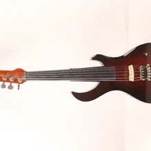 6 струн электрическая скрипка новая 4/4 гитара с изображением пламени форма твердой древесины мощный звук Лада 6-6