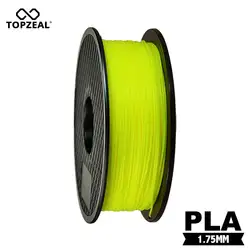 TOPZEAL Fluo-Желтый 3d принтер PLA накаливания 1,75 мм 1 кг для 3D натуральных материалов 3d принтер поставки