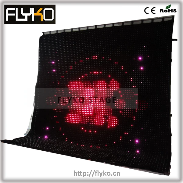 led stage screen curtain