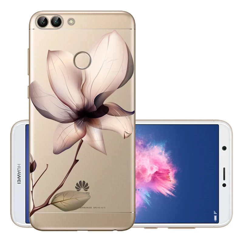 CROWNPRO для huawei P умный чехол, Мягкий ТПУ силиконовый чехол, P умный чехол, чехол для телефона для Coque huawei P Smart Capa Enjoy 7S - Цвет: BHH