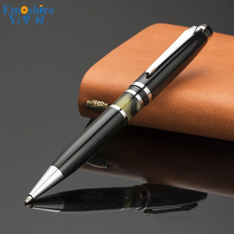 EMOSHIRE Factory Outlet Metal Acrylic Ballpoint Pen In Oil Pen Advertising Gift Pen Custom LOGO On A Generation (2)