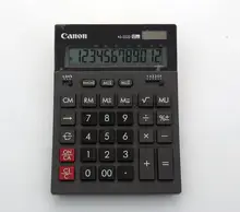 1 Piece Genuine Canon AS-2222 unique curved fuselage calculator 12 Large Screen display Calculator
