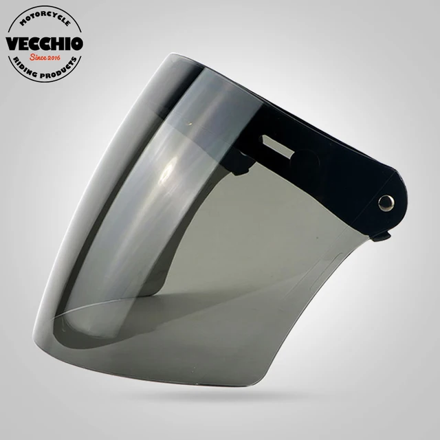 US $13.87 Three snaps visor glass TORC BEON Vintage helmet windshield helmet shield pilot helmet visor jet sc