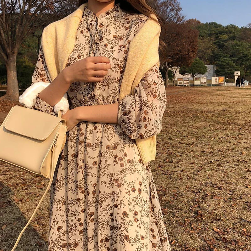 Новинка сезон осень-лето платье для девочек Boho вечерние шифоновые Женские