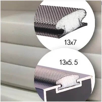 

6m Quality PU Cladding Foam Seal Strip Slot Seal Retrofit Strip Resilient Gasket Door Seals 9x5.5 13x5.5 13x7mm White Brown Gray