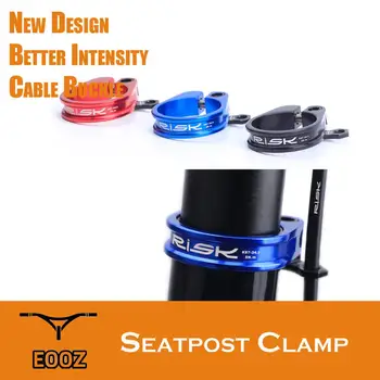 

RISK 31.8/34.9mm MTB Bike Seat Post Clamp With Cable Buckle Ultralight Lock-on Bicycle Seatposts Clamps Road Bike Seatpost Clip