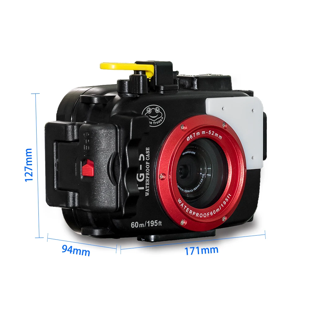 Seafrogs Newest 60m Underwater Diving Camera case