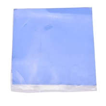 1Pc Blauw Gpu Cpu Heatsink Cooling Thermisch Geleidende Siliconen Pad 100Mm X 100Mm X 2Mm