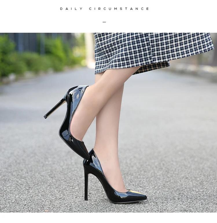 MAIERNISI Для женщин женские туфли-лодочки обувь на высоком каблуке шпильке 11 см; острый носок; женские пикантные туфли на выход Офисные женские туфли Свадебная вечеринка размера плюс