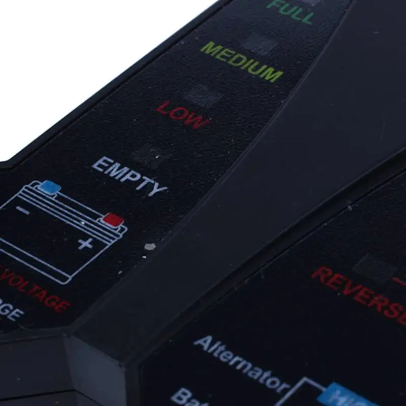 MP0514A 12V Цифровой тестер батареи Вольтметр и анализатор системы зарядки с ЖК-дисплеем и светодиодный индикацией-черная версия