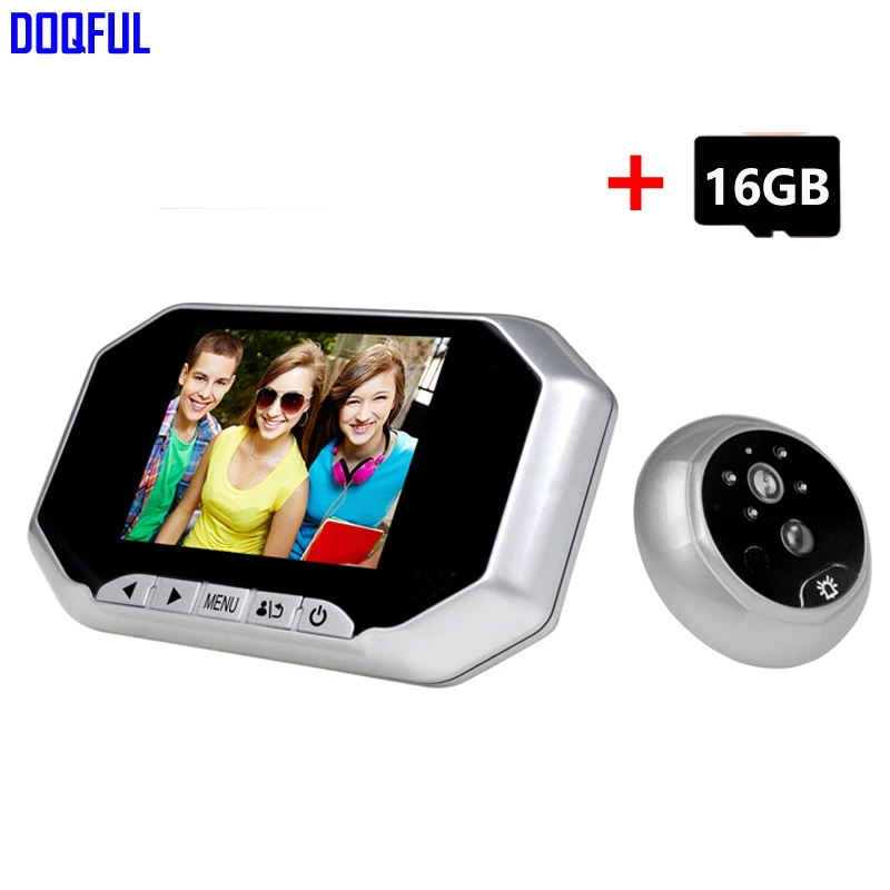 3.5 inch LCD Digital Door Viewer Peephole Doorbell 160 degrees Home