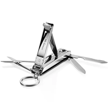

Mr.Green multi-function nail clipper stainless steel nail file scissors with ring and bottle opener Folding nail clippers