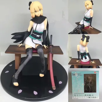 

New Fate/Grand Order Anime Sakura Saber Okita Souji Swordsman Rest Ver Model PVC 1/8 Scale Collection Action Figure Doll 17cm