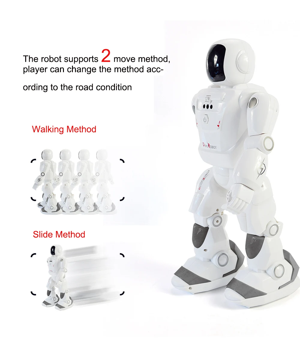 Новости DEVO робот умный RC робот программируемый Инфракрасный контроль жестов танцевальный светодиодный робот для детского подарка Спиннер
